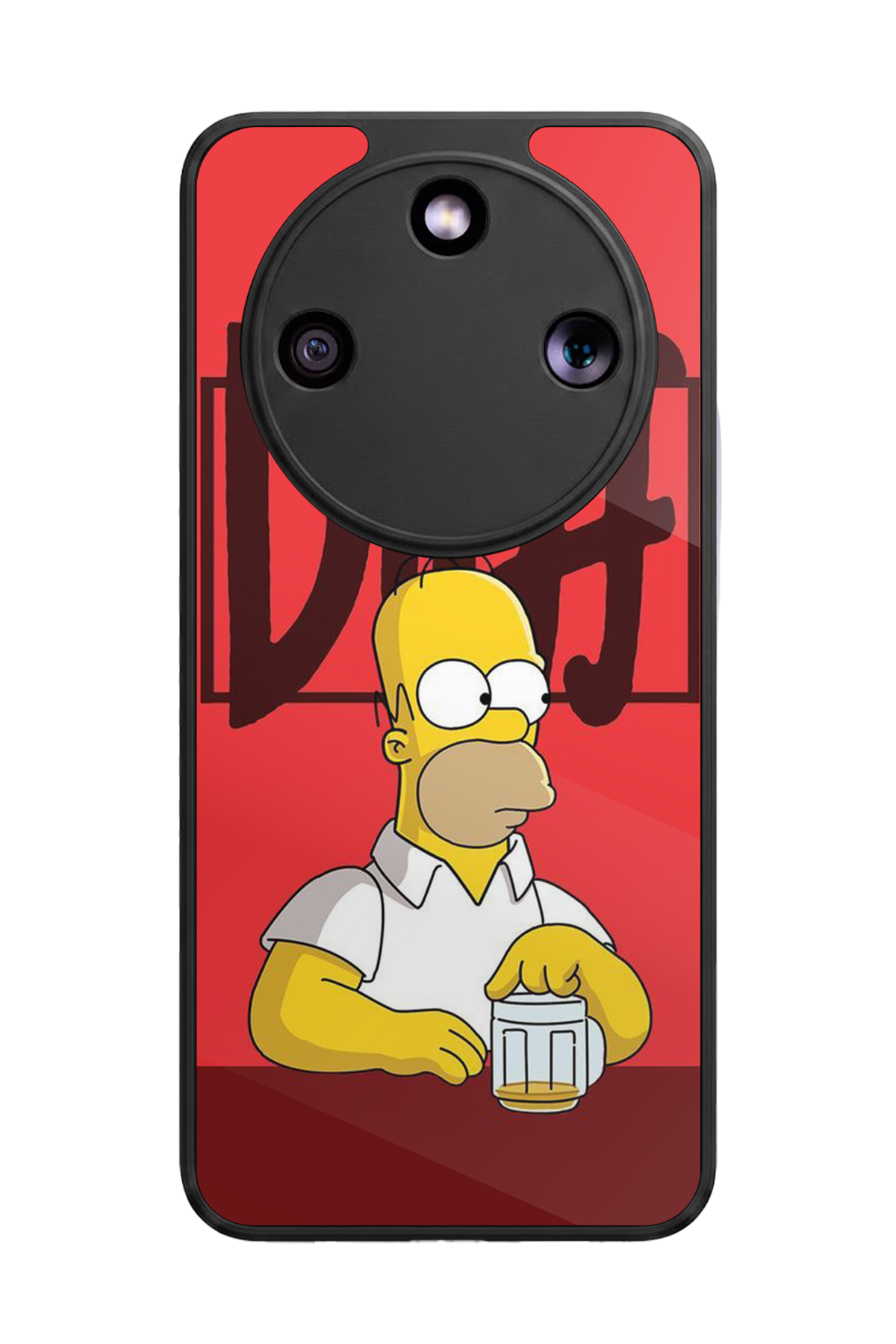 Honor Magic 8 Lite Uyumlu The Simpsons Tasarımlı Glossy Premium Kılıf