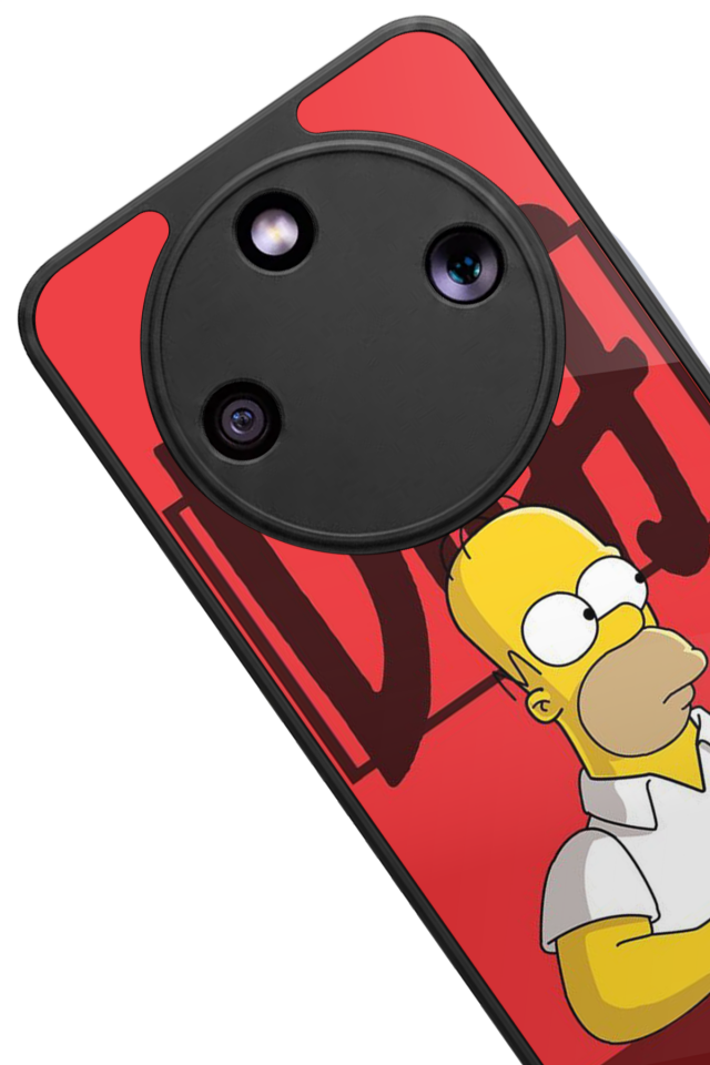 Honor Magic 8 Lite Uyumlu The Simpsons Tasarımlı Glossy Premium Kılıf