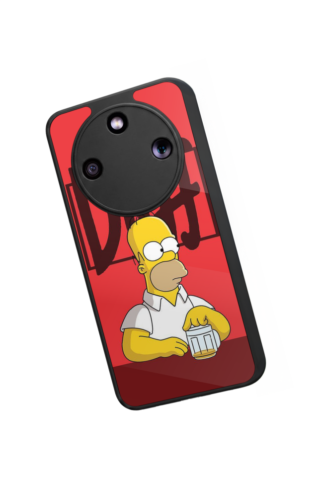 Honor Magic 8 Lite Uyumlu The Simpsons Tasarımlı Glossy Premium Kılıf
