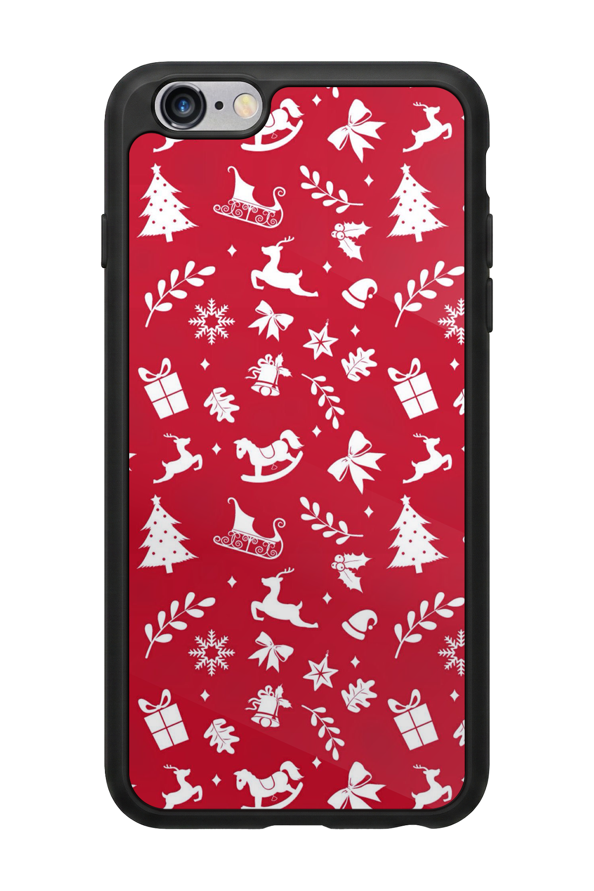 iPhone 6s Plus Uyumlu Yilbasi Christmas Tasarımlı Glossy Premium Kılıf
