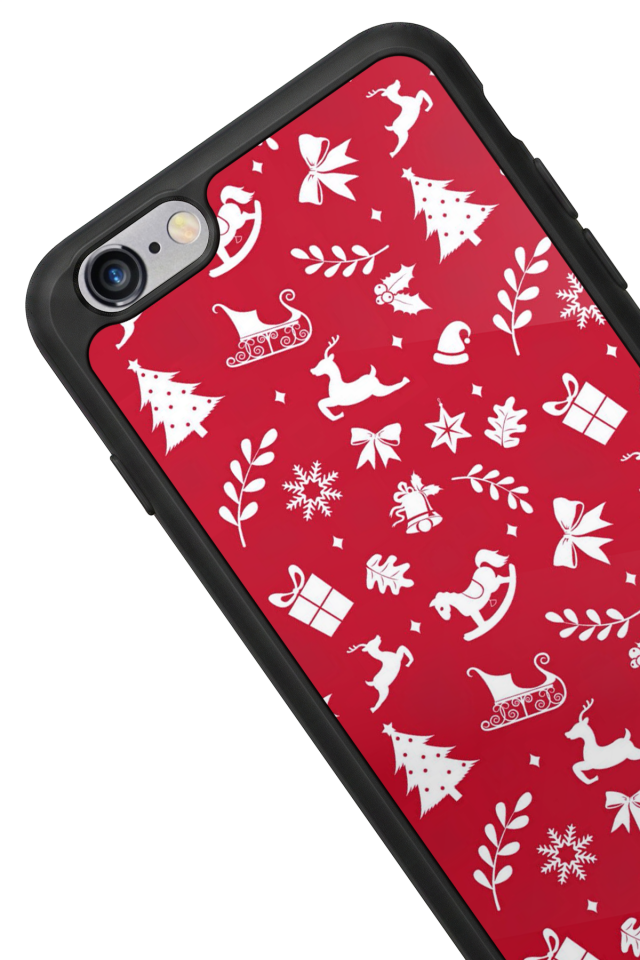 iPhone 6s Plus Uyumlu Yilbasi Christmas Tasarımlı Glossy Premium Kılıf