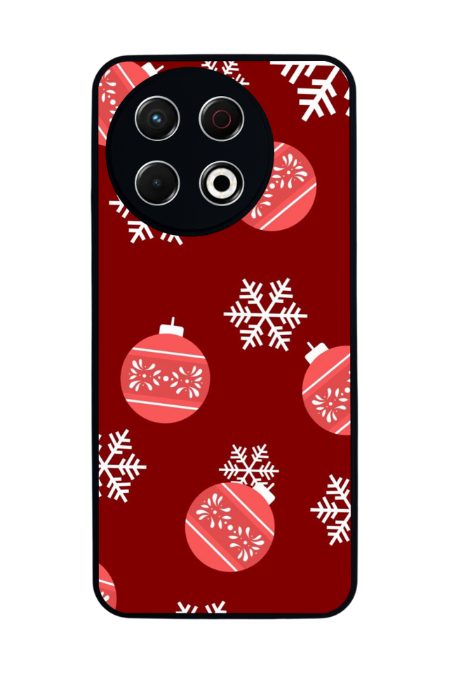 Tecno Spark 30 Pro Uyumlu Yilbasi Christmas Tasarımlı Glossy Premium Kılıf