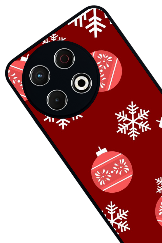 Tecno Spark 30 Pro Uyumlu Yilbasi Christmas Tasarımlı Glossy Premium Kılıf