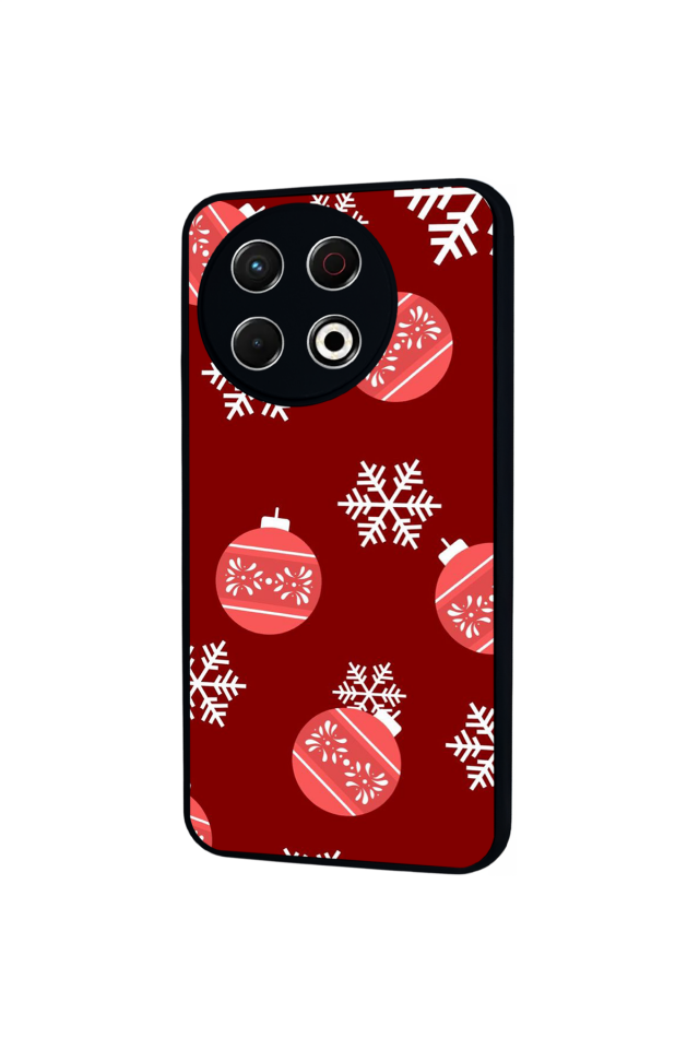 Tecno Spark 30 Pro Uyumlu Yilbasi Christmas Tasarımlı Glossy Premium Kılıf