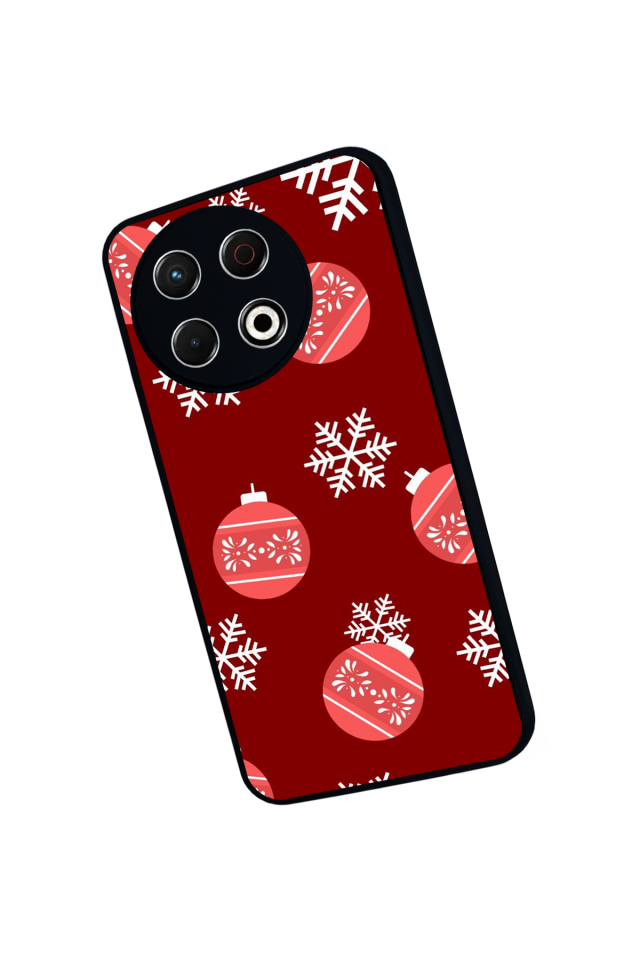 Tecno Spark 30 Pro Uyumlu Yilbasi Christmas Tasarımlı Glossy Premium Kılıf