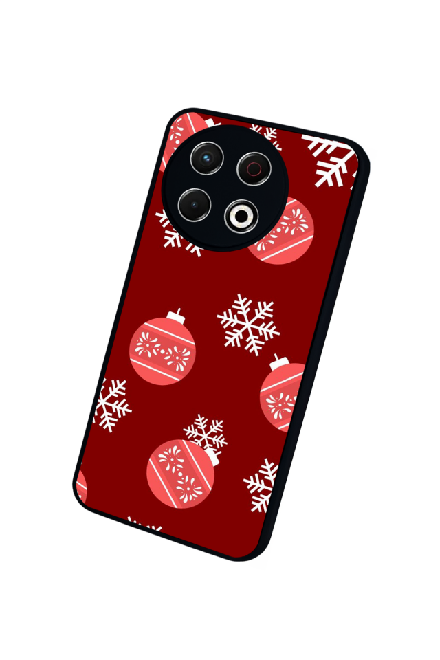 Tecno Spark 30 Pro Uyumlu Yilbasi Christmas Tasarımlı Glossy Premium Kılıf