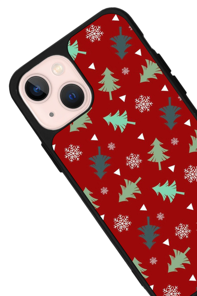 iPhone 15 Plus Uyumlu Yilbasi Christmas Tasarımlı Glossy Premium Kılıf