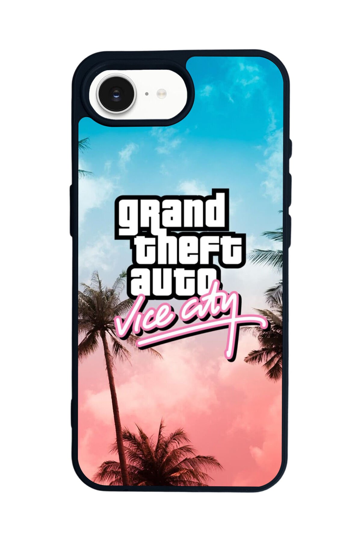 iPhone 16E Uyumlu GTA Tasarımlı Glossy Premium Kılıf