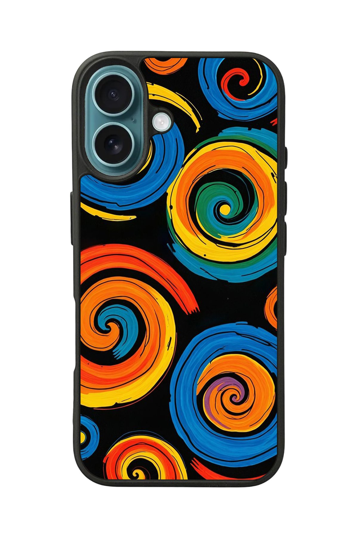 iPhone 16 Plus Uyumlu Abstract Tasarımlı Glossy Premium Kılıf