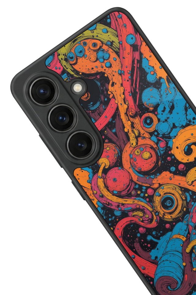 Samsung Galaxy S26 Uyumlu Abstract Tasarımlı Glossy Premium Kılıf