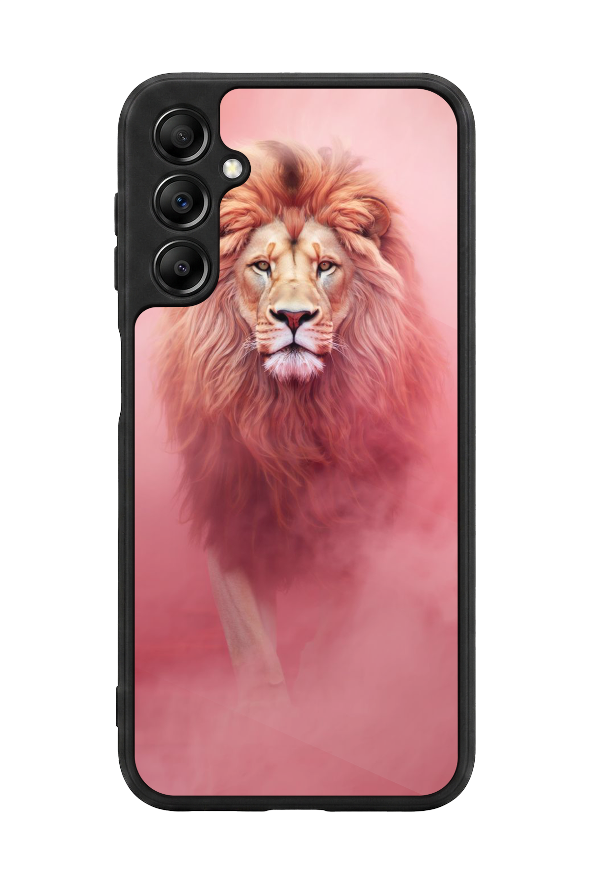 Samsung Galaxy A14 Uyumlu Aslan Tasarımlı Glossy Premium Kılıf