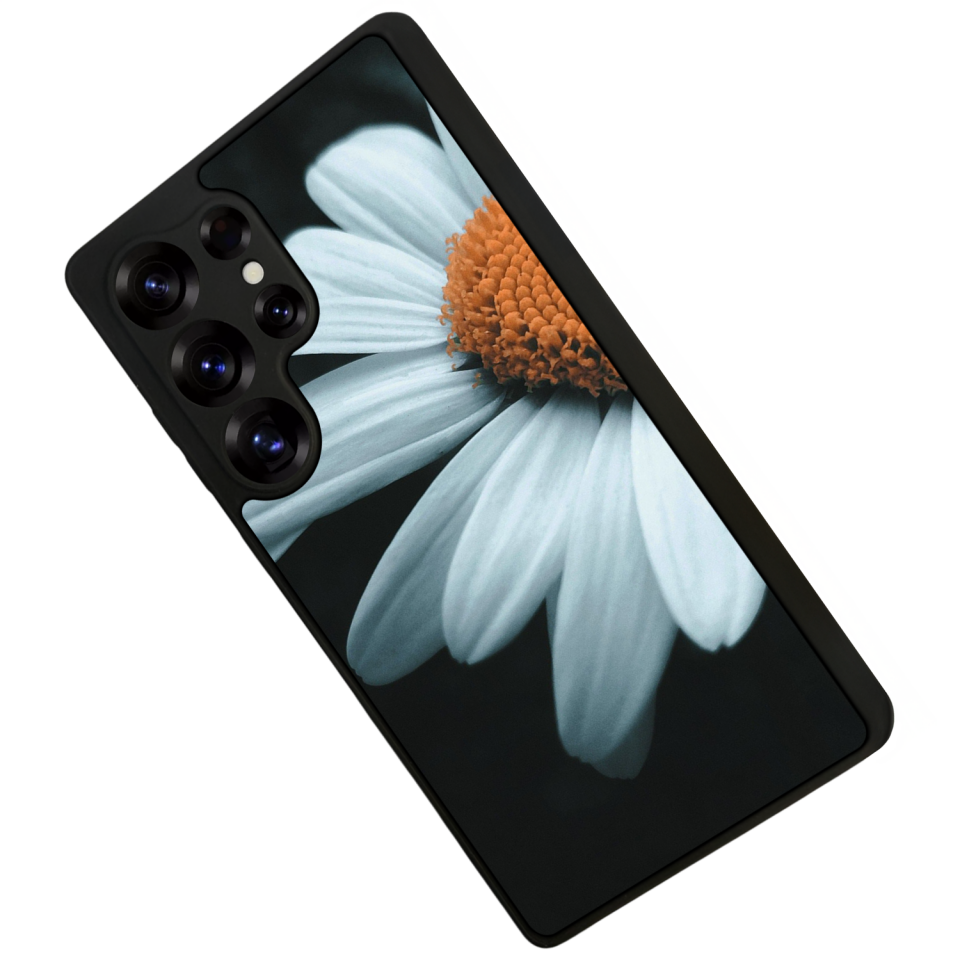 Samsung Galaxy S25 Ultra Uyumlu Cicek Tasarımlı Glossy Premium Kılıf