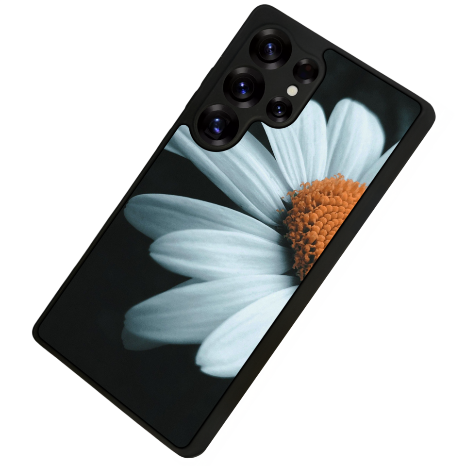 Samsung Galaxy S25 Ultra Uyumlu Cicek Tasarımlı Glossy Premium Kılıf