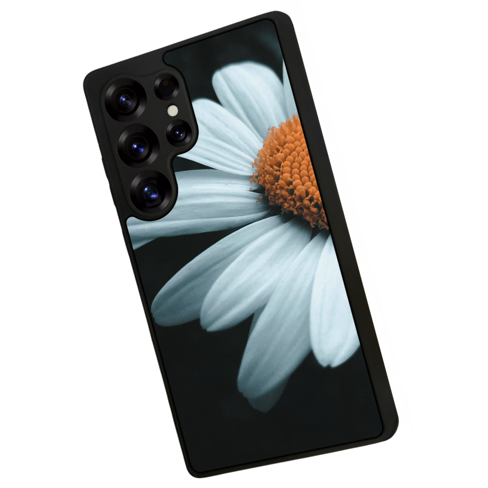 Samsung Galaxy S25 Ultra Uyumlu Cicek Tasarımlı Glossy Premium Kılıf