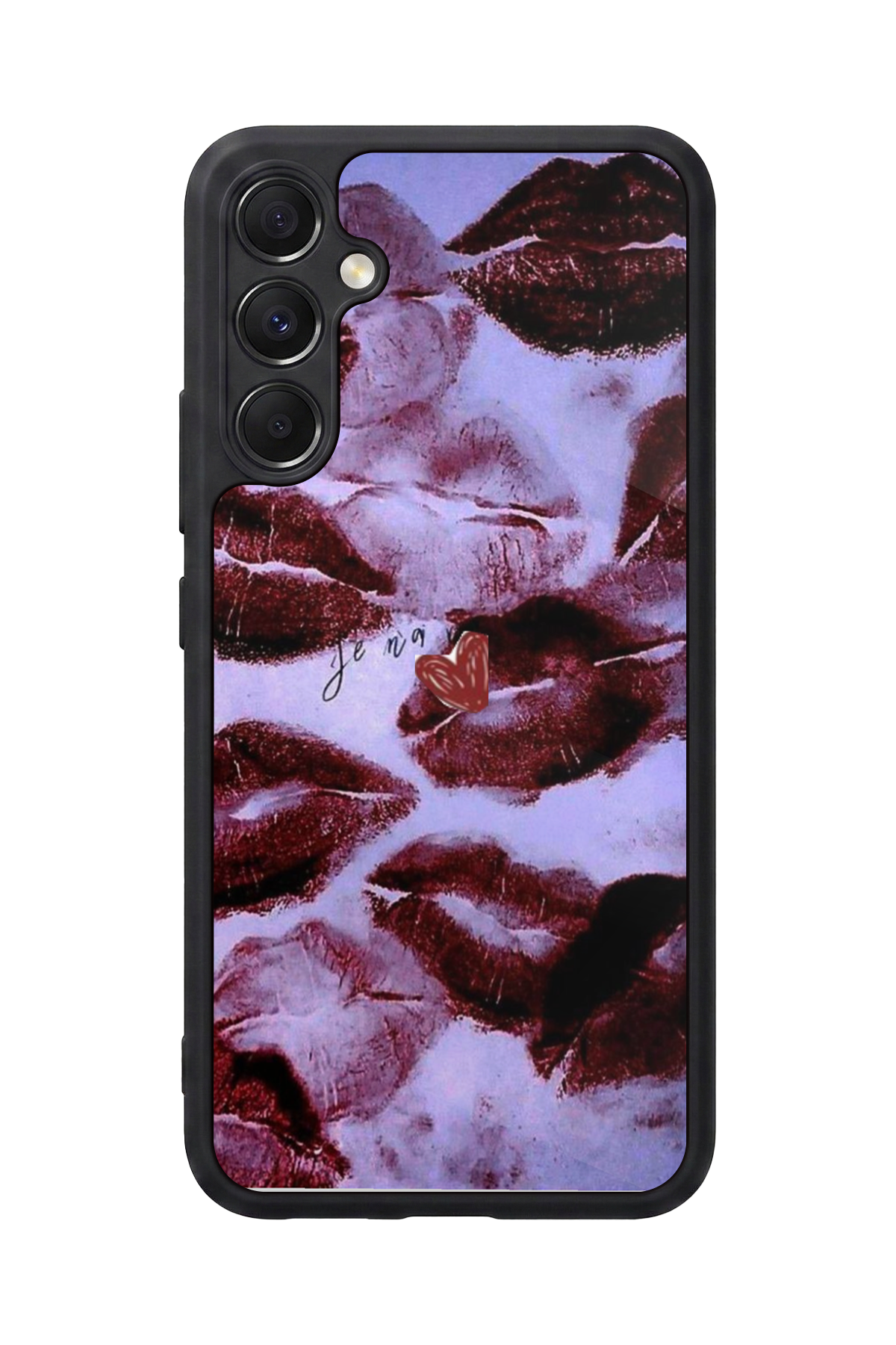 Samsung Galaxy M34 Uyumlu Dudak Tasarımlı Glossy Premium Kılıf