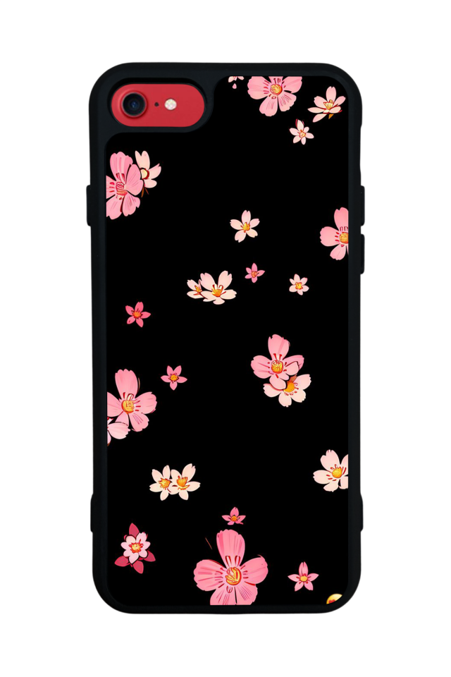 iPhone SE Uyumlu Floral Tasarımlı Glossy Premium Kılıf