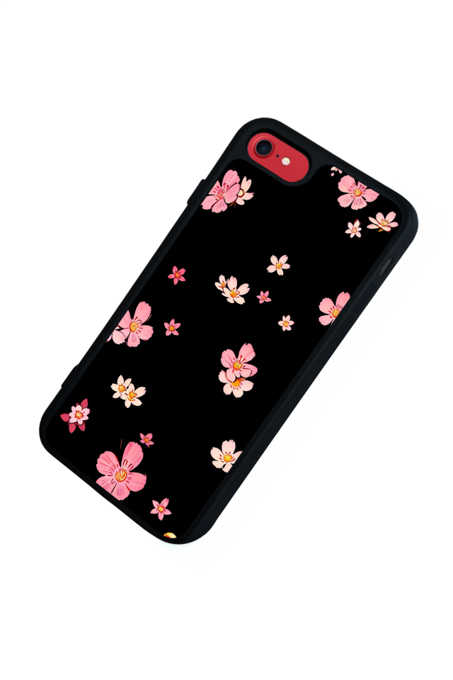 iPhone SE Uyumlu Floral Tasarımlı Glossy Premium Kılıf