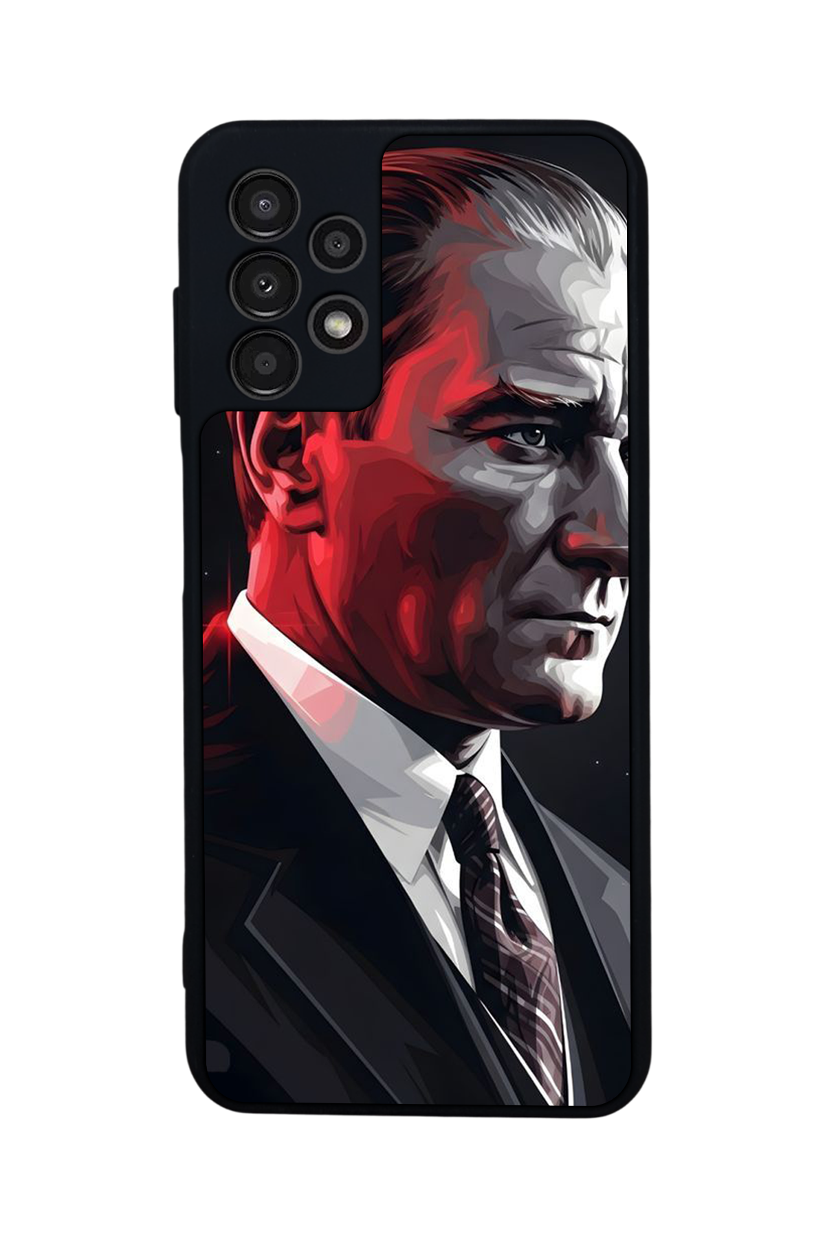 Samsung Galaxy A23 Uyumlu Mustafa Kemal Ataturk Tasarımlı Glossy Premium Kılıf