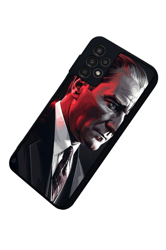 Samsung Galaxy A23 Uyumlu Mustafa Kemal Ataturk Tasarımlı Glossy Premium Kılıf