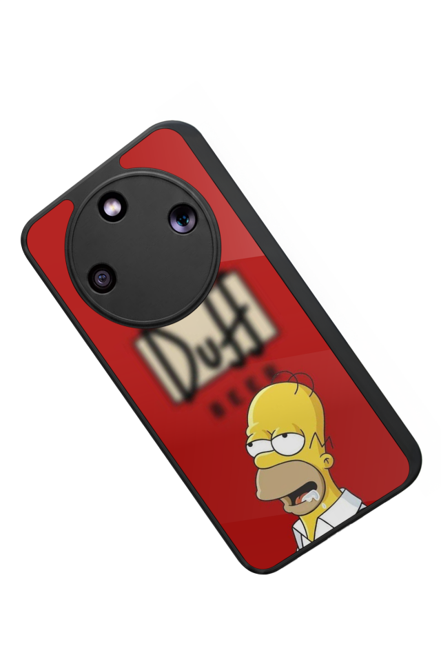 Honor Magic 8 Lite Uyumlu The Simpsons Tasarımlı Glossy Premium Kılıf
