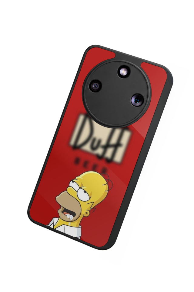 Honor Magic 8 Lite Uyumlu The Simpsons Tasarımlı Glossy Premium Kılıf