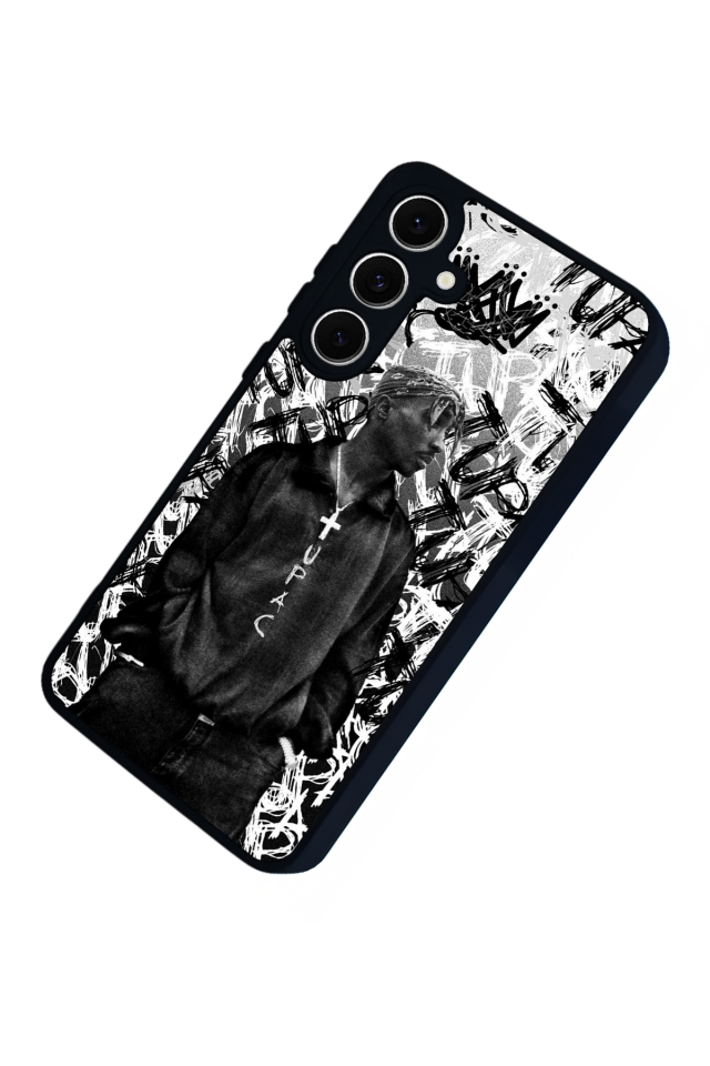 Samsung Galaxy S24 FE Uyumlu Tupac Tasarımlı Glossy Premium Kılıf