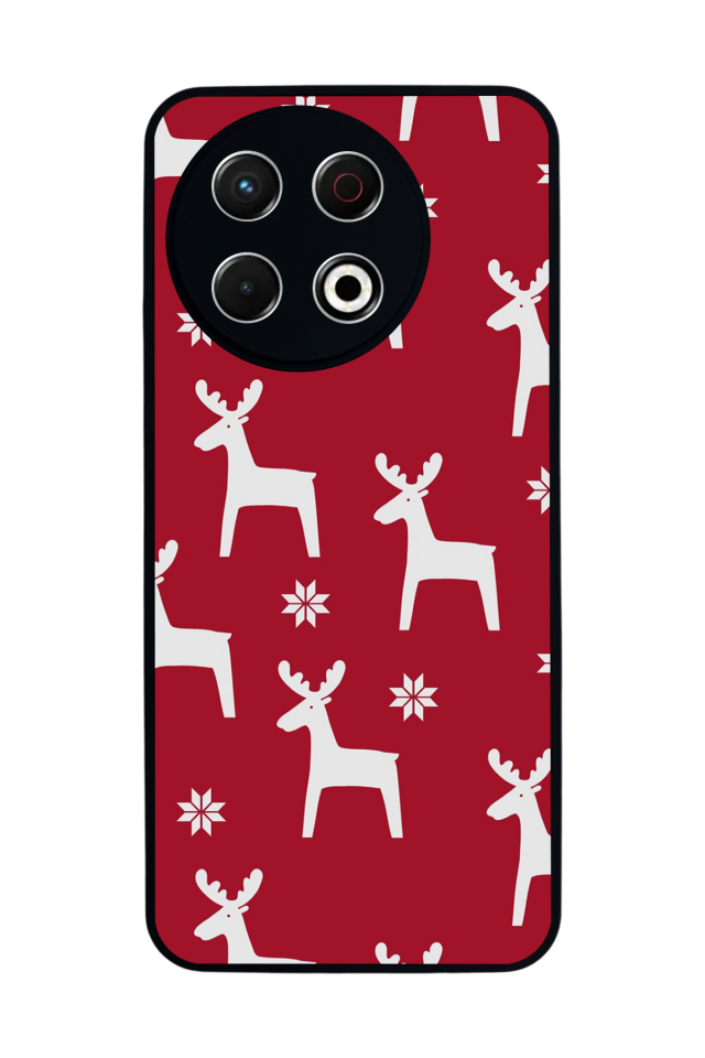 Tecno Spark 30 Pro Uyumlu Yilbasi Christmas Tasarımlı Glossy Premium Kılıf