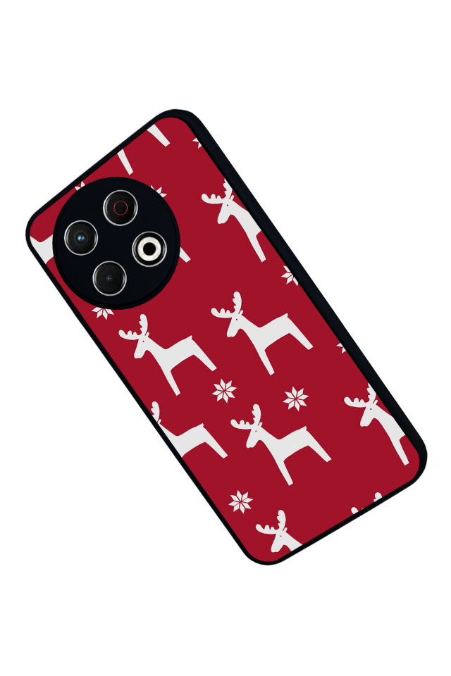 Tecno Spark 30 Pro Uyumlu Yilbasi Christmas Tasarımlı Glossy Premium Kılıf