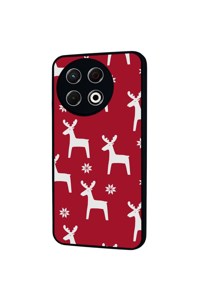 Tecno Spark 30 Pro Uyumlu Yilbasi Christmas Tasarımlı Glossy Premium Kılıf