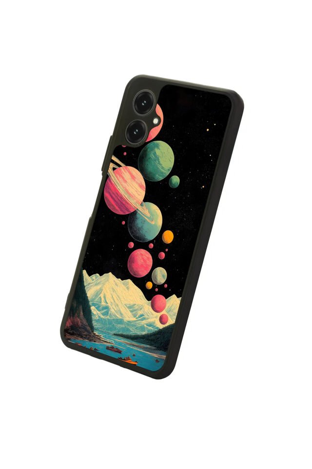 Omix X5 Uyumlu Uzay Tasarımlı Glossy Premium Kılıf