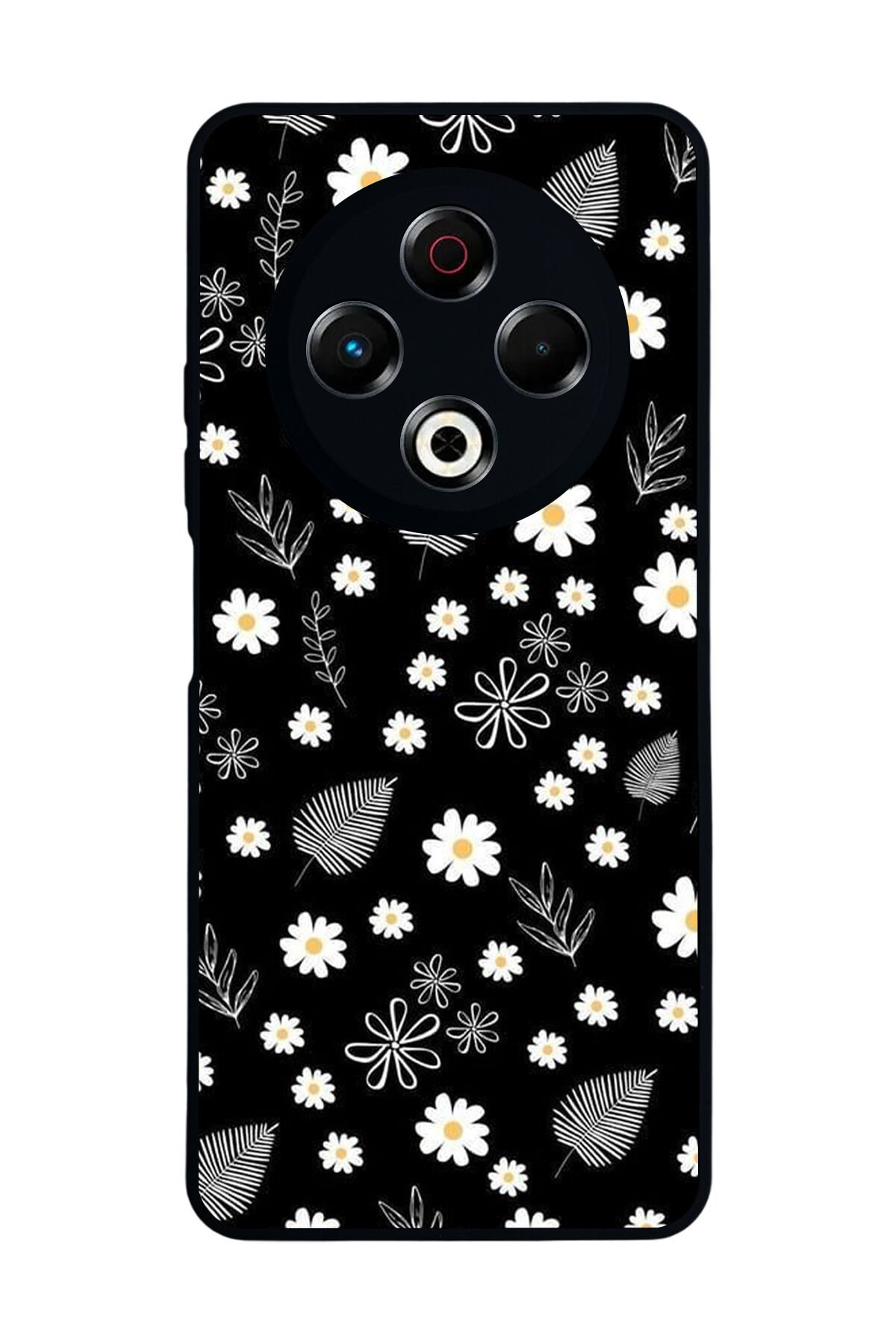 Tecno Spark 30 Uyumlu Floral Tasarımlı Glossy Premium Kılıf