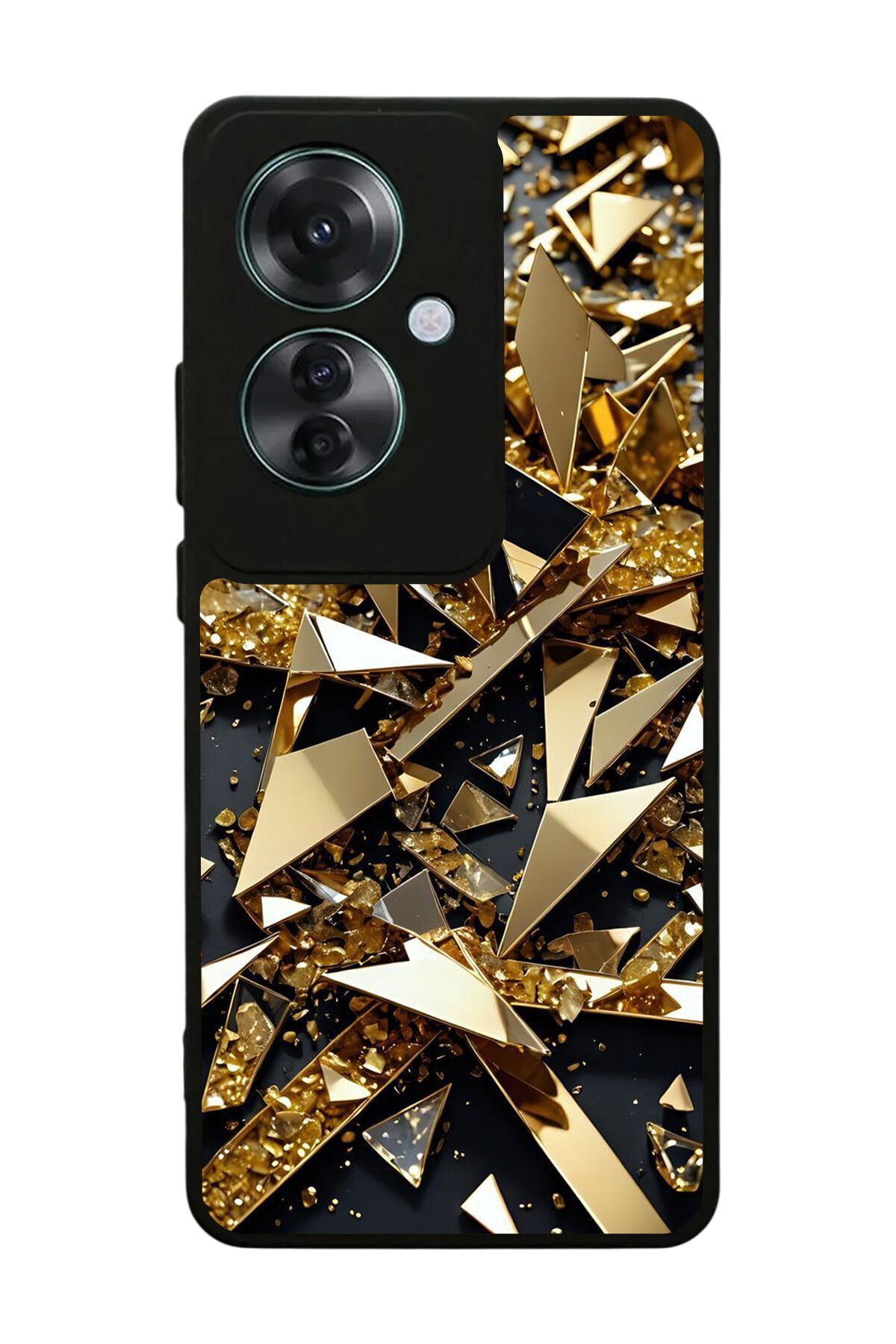 Oppo Reno 11F Uyumlu Mermer Marble Tasarımlı Glossy Premium Kılıf
