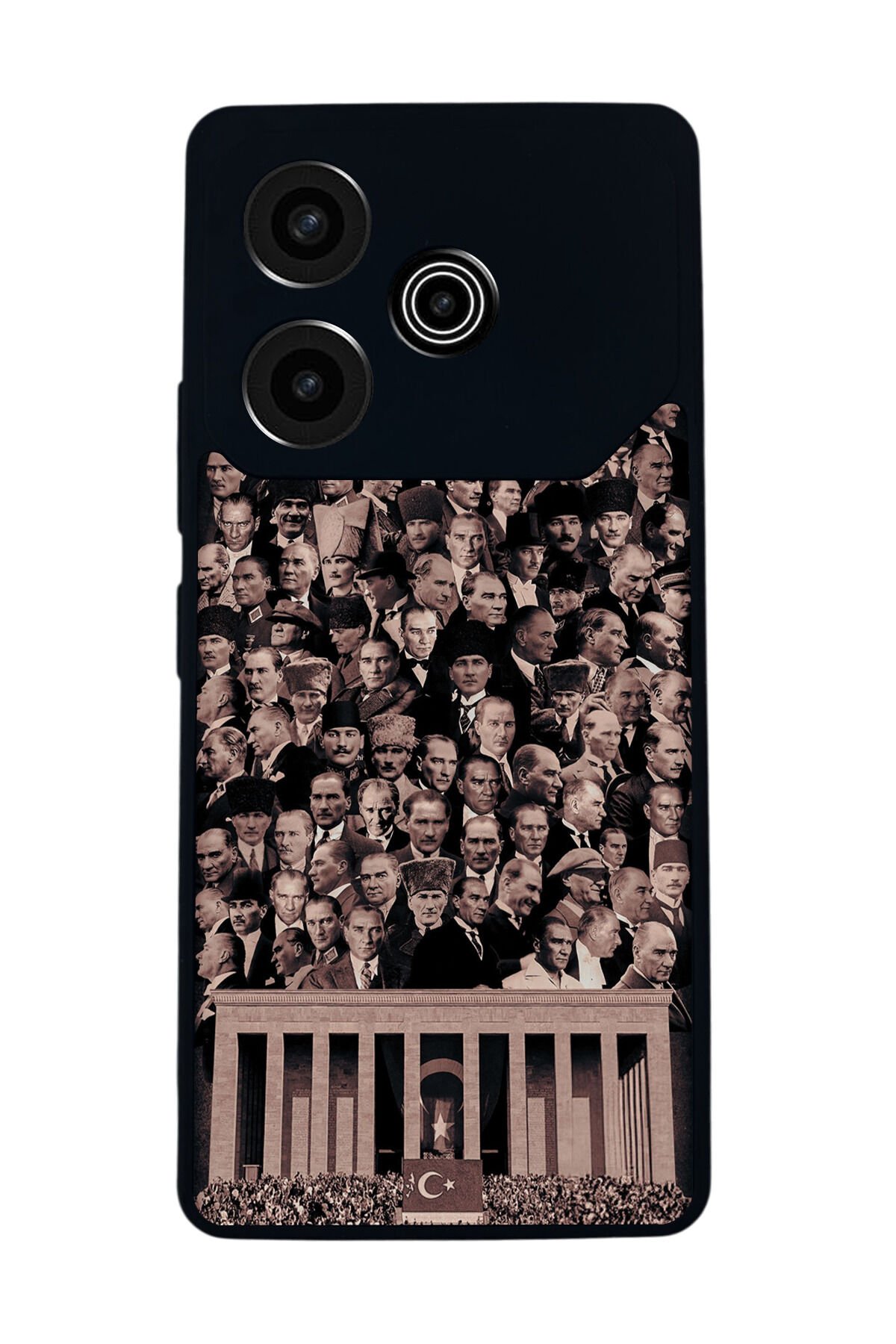Tecno Pova 6 Uyumlu Mustafa Kemal Ataturk Tasarımlı Glossy Premium Kılıf