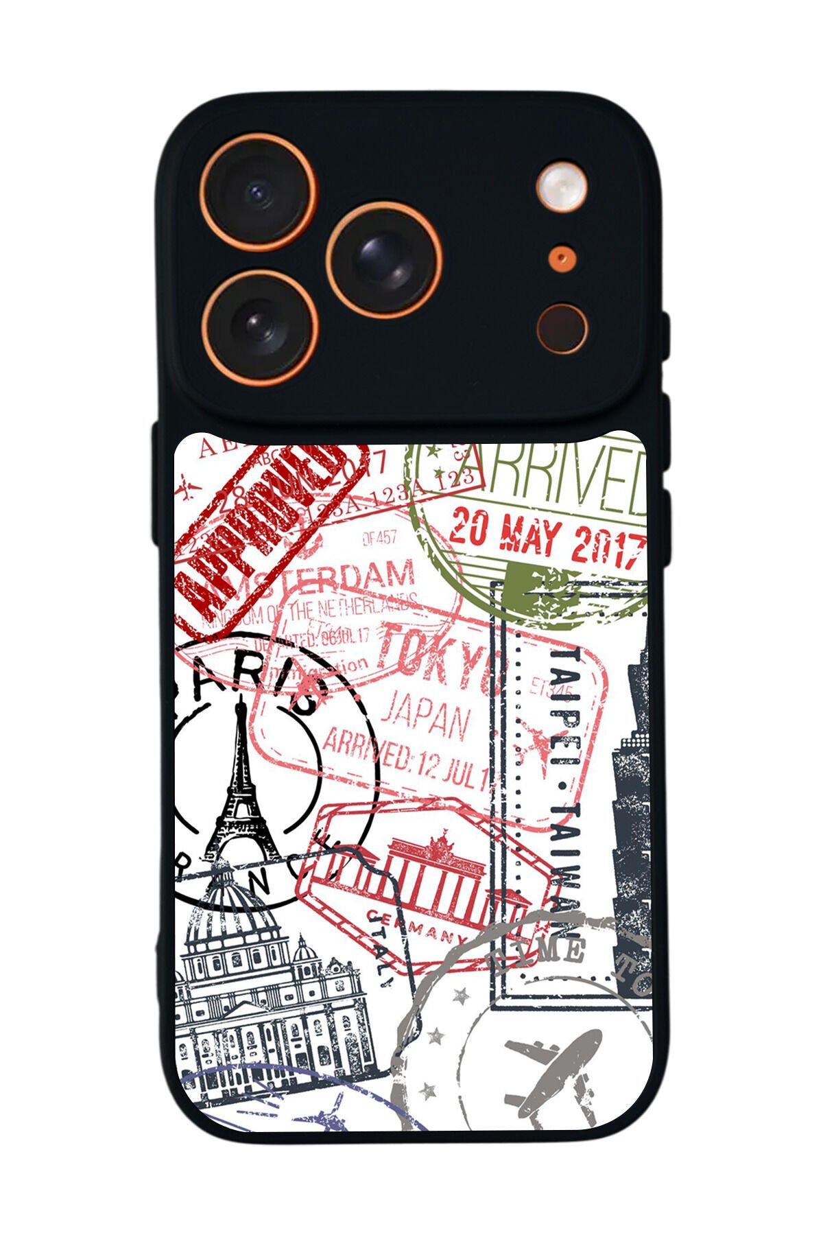 iPhone 17 Pro Uyumlu Poster Tasarımlı Glossy Premium Kılıf