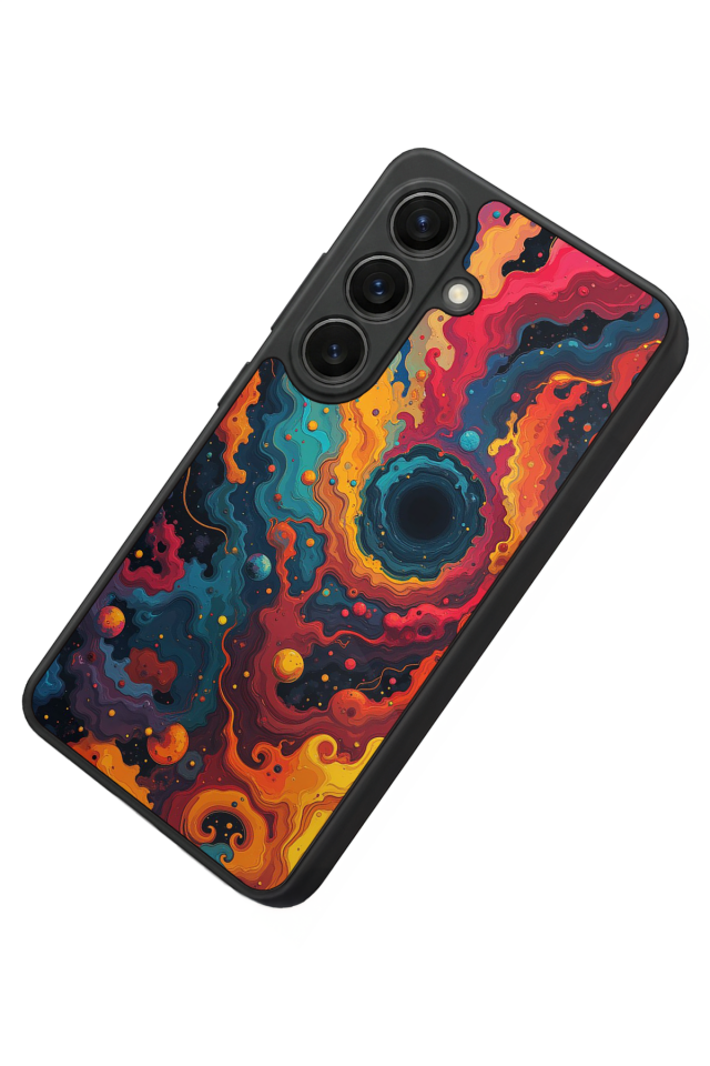 Samsung Galaxy S26 Uyumlu Abstract Tasarımlı Glossy Premium Kılıf