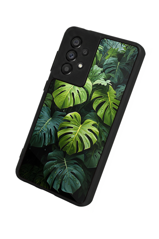 Samsung Galaxy A73 Uyumlu Botanik Tasarımlı Glossy Premium Kılıf
