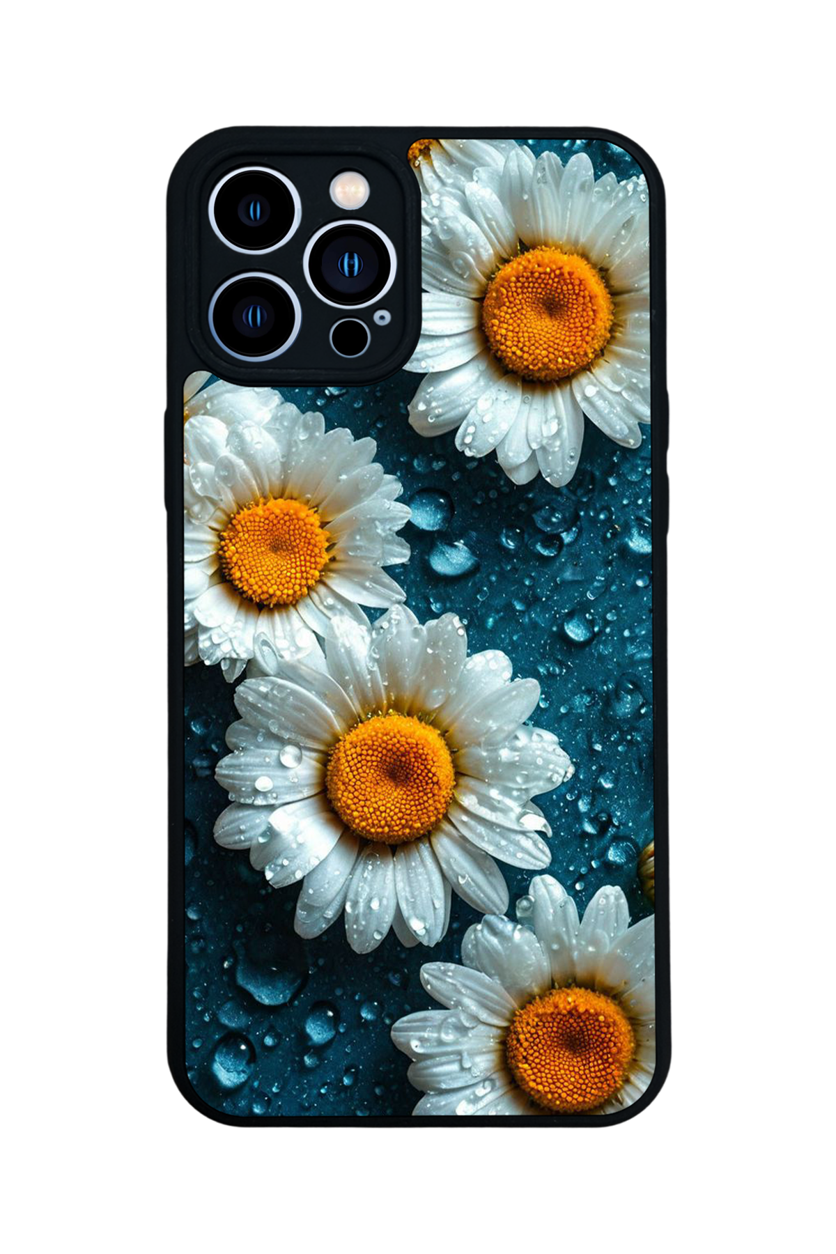 iPhone 12 Pro Max Uyumlu Cicek Tasarımlı Glossy Premium Kılıf