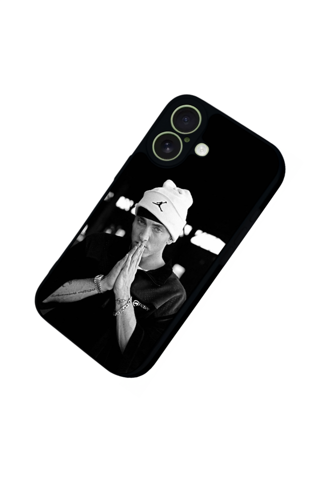 iPhone 17 Uyumlu Eminem Tasarımlı Glossy Premium Kılıf