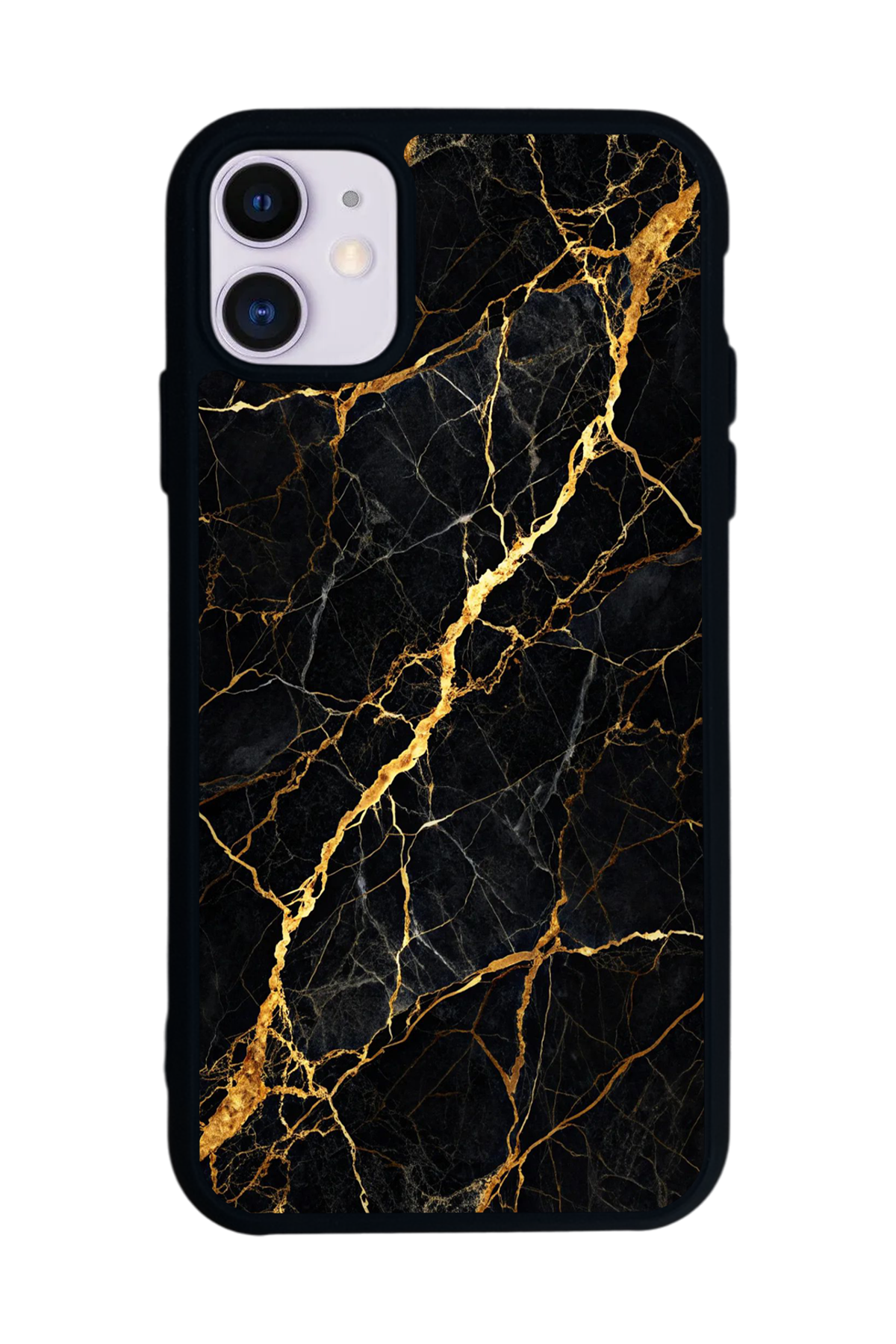 iPhone 11 Uyumlu Mermer Marble Tasarımlı Glossy Premium Kılıf