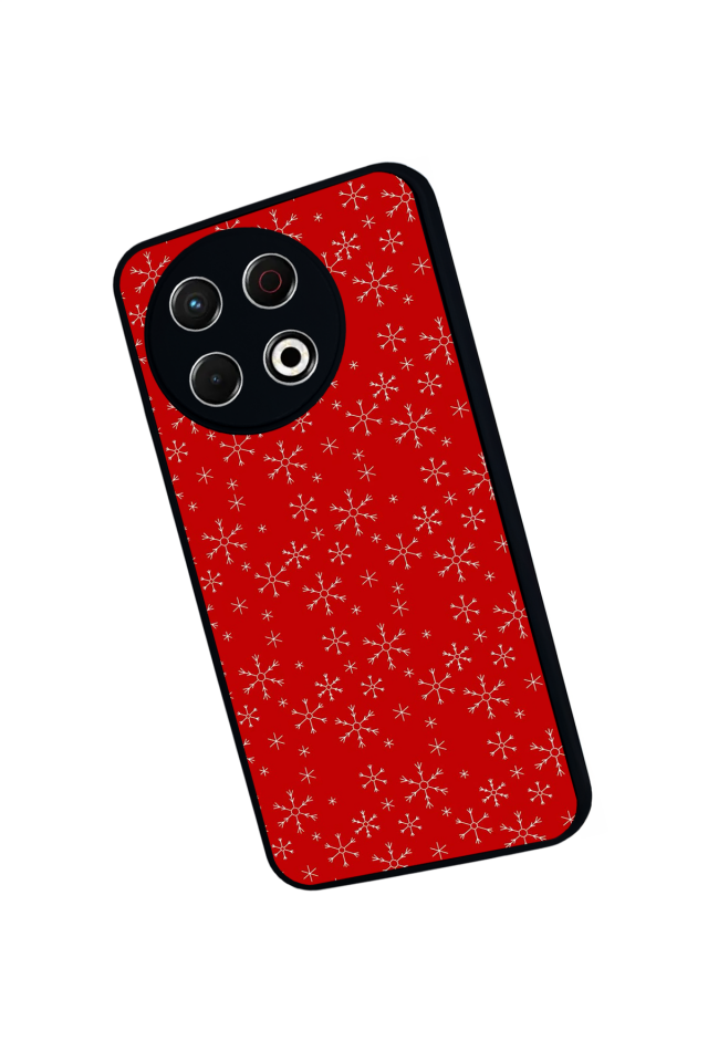 Tecno Spark 30 Pro Uyumlu Yilbasi Christmas Tasarımlı Glossy Premium Kılıf