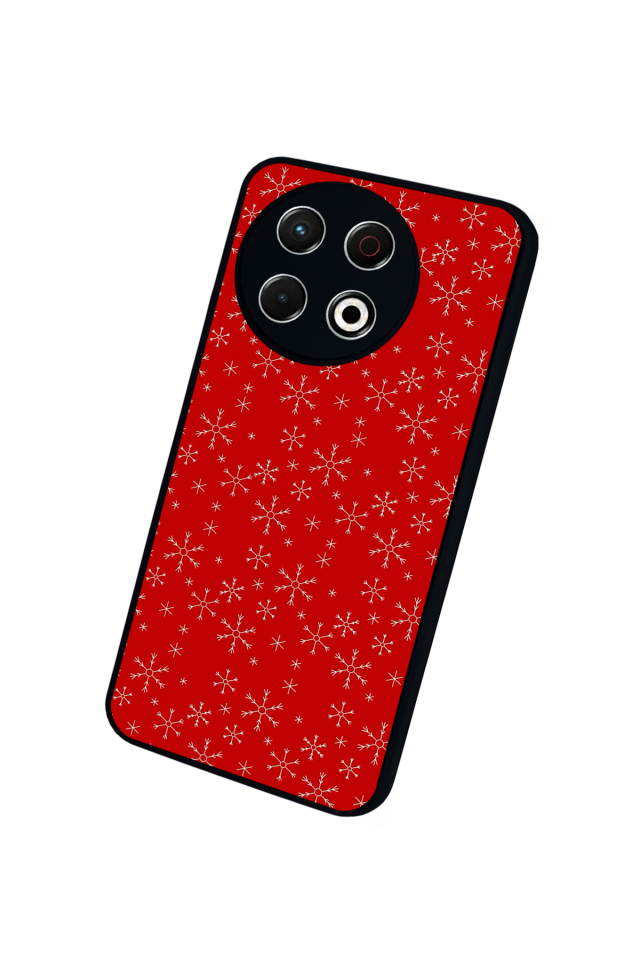 Tecno Spark 30 Pro Uyumlu Yilbasi Christmas Tasarımlı Glossy Premium Kılıf