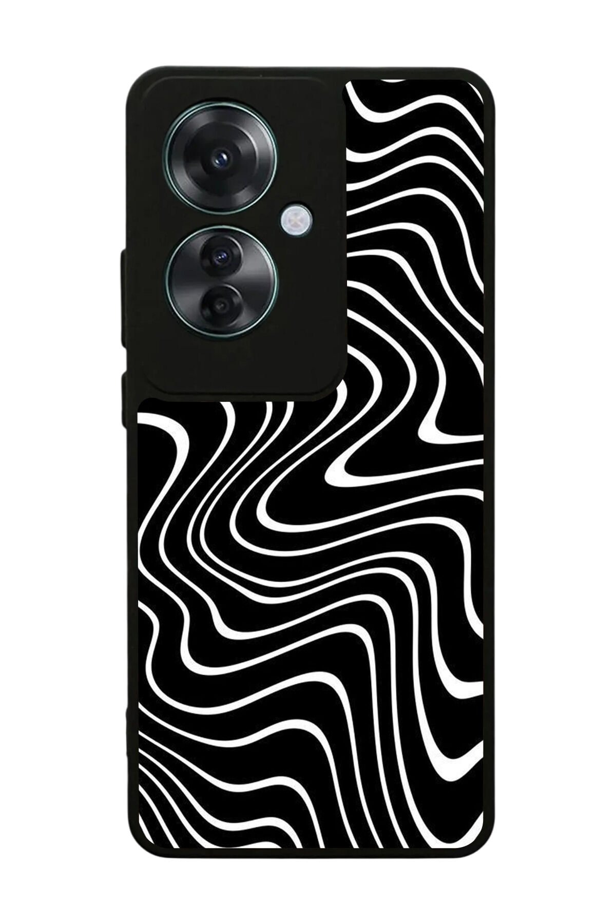 Oppo Reno 11F Uyumlu Çizgi Sanatı Tasarımlı Glossy Premium Kılıf