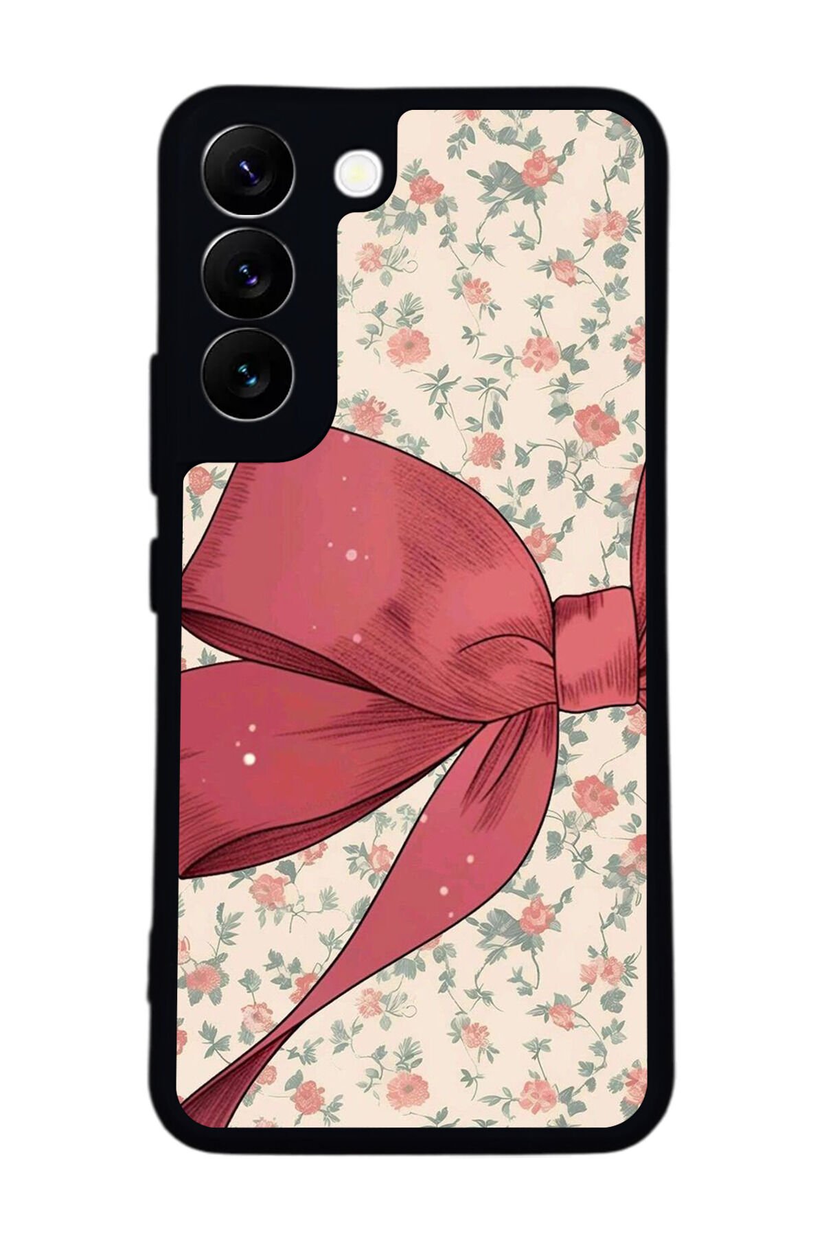 Samsung Galaxy S22 Uyumlu Kurdele Tasarımlı Glossy Premium Kılıf