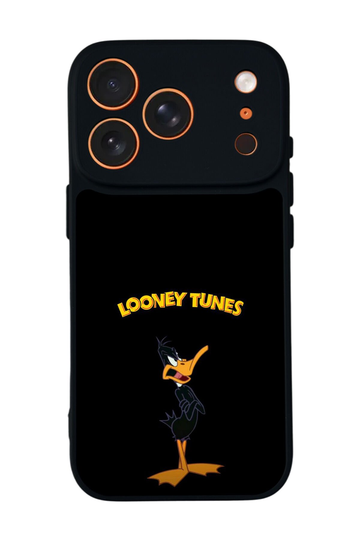 iPhone 17 Pro Uyumlu Daffy duck Tasarımlı Glossy Premium Kılıf