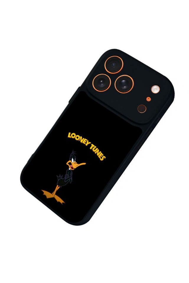 iPhone 17 Pro Uyumlu Daffy duck Tasarımlı Glossy Premium Kılıf