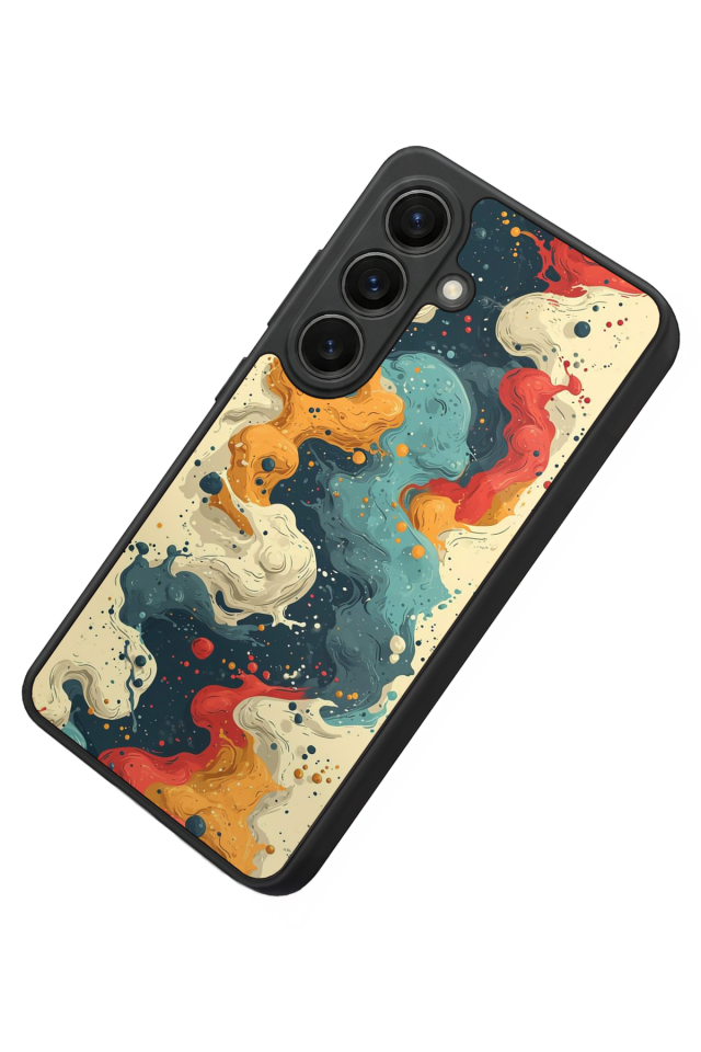 Samsung Galaxy S26 Uyumlu Abstract Tasarımlı Glossy Premium Kılıf