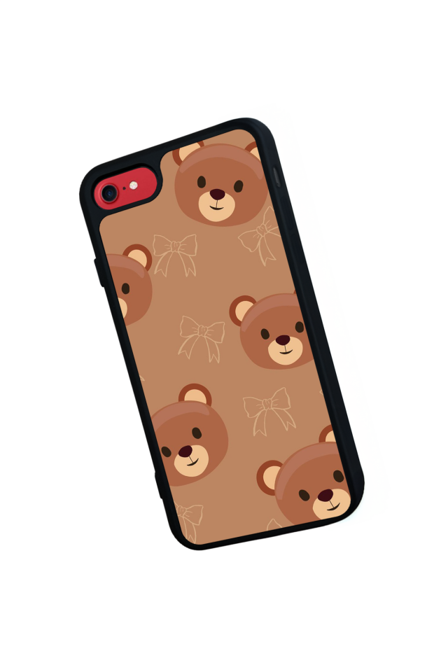 iPhone 7 Uyumlu Ayı Tasarımlı Glossy Premium Kılıf