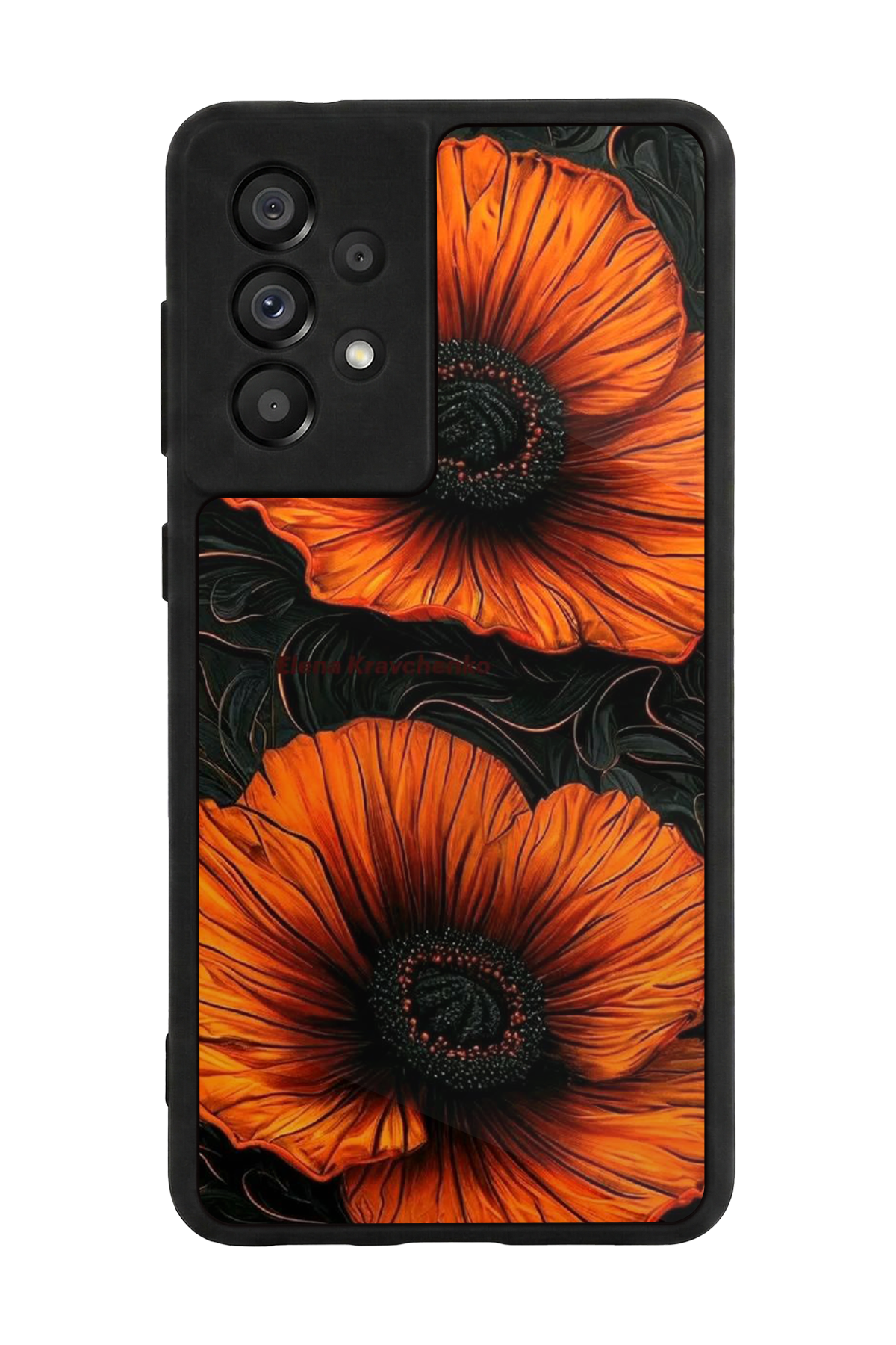 Samsung Galaxy A73 Uyumlu Botanik Tasarımlı Glossy Premium Kılıf