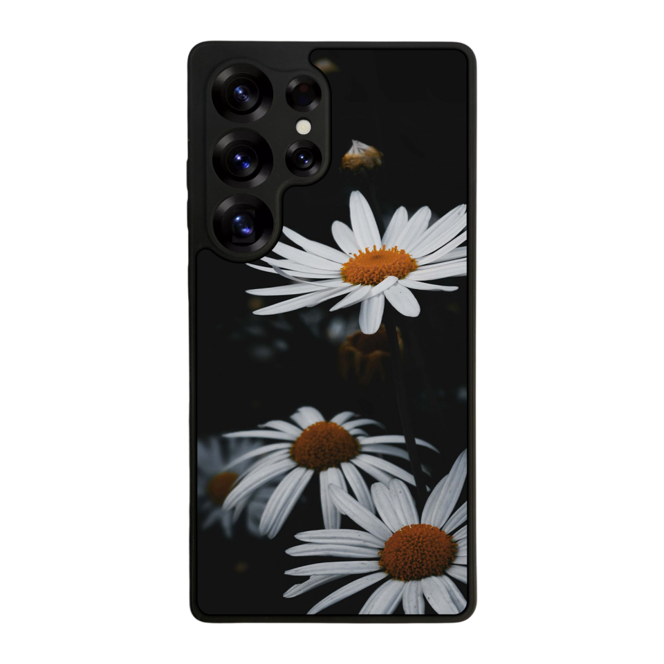Samsung Galaxy S25 Ultra Uyumlu Cicek Tasarımlı Glossy Premium Kılıf