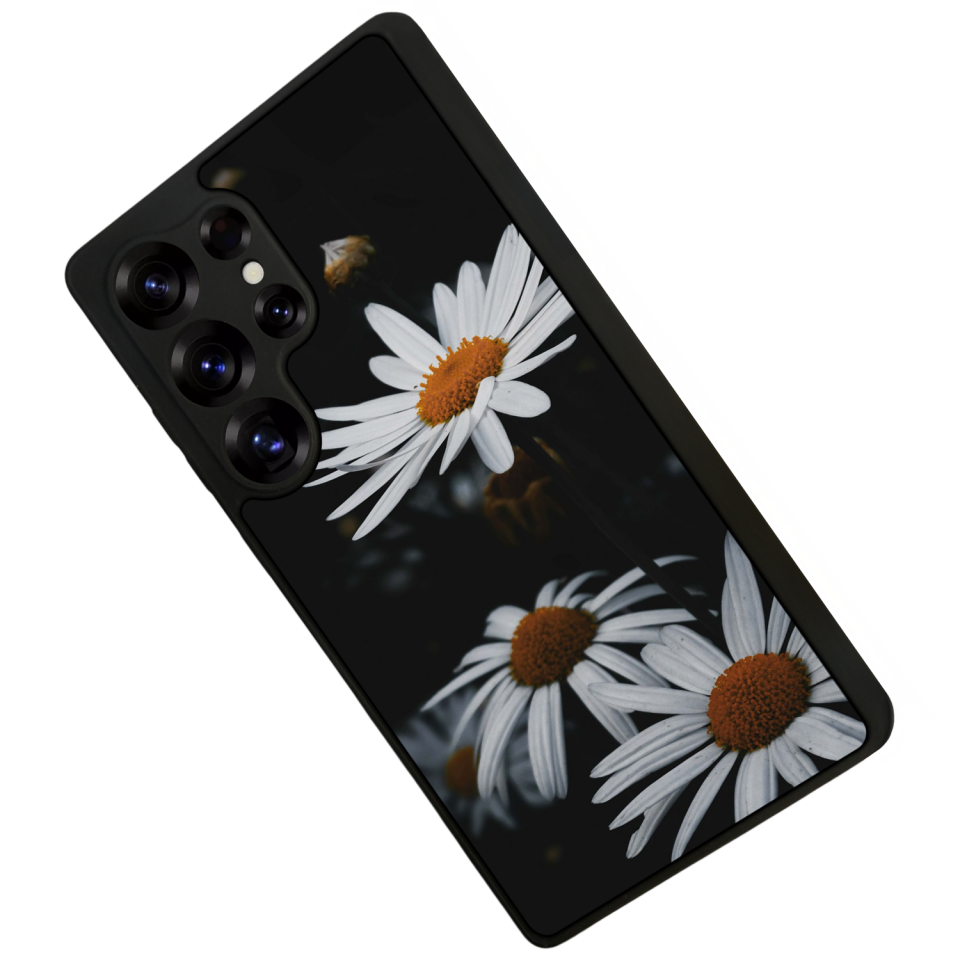 Samsung Galaxy S25 Ultra Uyumlu Cicek Tasarımlı Glossy Premium Kılıf